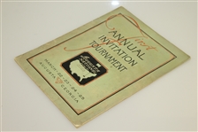 1934 Augusta National Invitation Tournament Program (1st Masters) - Seldom Seen