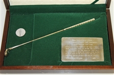 Gene Sarazen Signed Ltd Ed 1935 Masters Sterling Silver 4 wood Presentation - #70