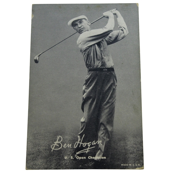 1948-49 Sports Exhibit Champions Ben Hogan Rookie Card - Front Notes 48 U.S. Open Win