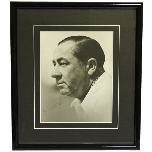 Walter Hagen Signed 8x10 B&W Photo Sourced from Hagen Personal Collection FULL JSA #Z69220