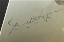 Walter Hagen Signed 8x10 B&W Photo Sourced from Hagen Personal Collection FULL JSA #Z69220