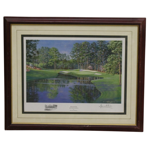 Augusta the 16th - Redbud Print Signed by Artist Bernard Willington - Framed