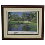 Augusta the 16th - Redbud Print Signed by Artist Bernard Willington - Framed