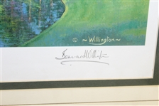 Augusta the 16th - Redbud Print Signed by Artist Bernard Willington - Framed