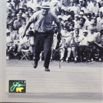 Jack Nicklaus 1965 Masters Photo with Golden Bear Hologram - Framed #NA03022