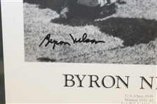 Byron Nelson Signed Career Highlights & 1945 Season Recap Presentation - Framed JSA ALOA