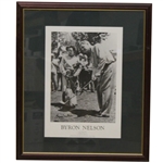 Byron Nelson Signed Career Highlights & 1945 Season Recap Presentation - Framed JSA ALOA