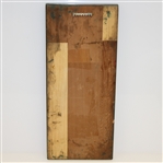 1993 Masters Tournament Wood Plaque Listing All Winners & Current Winner Bernhard Langer