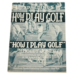 1935 How I Play Golf by Bobby Jones - Spalding Athletic Library