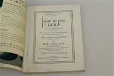 1935 'How I Play Golf' by Bobby Jones - Spalding Athletic Library