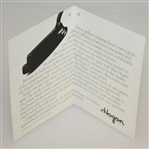Ben Hogan Signed 1988 APEX Putters Card JSA ALOA