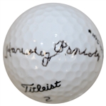 Harvey Penick Signed Golf Ball JSA ALOA