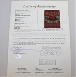 Tom Watson Signed 1981 Masters Tournament Badge #6920 FULL JSA #Z39678
