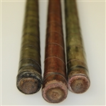 Original Set of Hardy Bros Palakona Bamboo Shaft Woods with Shaft Writing/Stamp