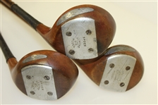 Three Butchart Woods - Philly Golfer Jimmy Dangelo - Hickory & Bamboo Split Shafts