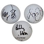 Bubba Watson, Jason Day, & Keegan Bradley Signed Golf Balls PSA/DNA for Each Ball