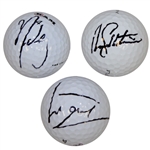 Luke Donald, Rory Sabbatini, & Nick Watney Signed Golf Balls PSA/DNA for Each Ball