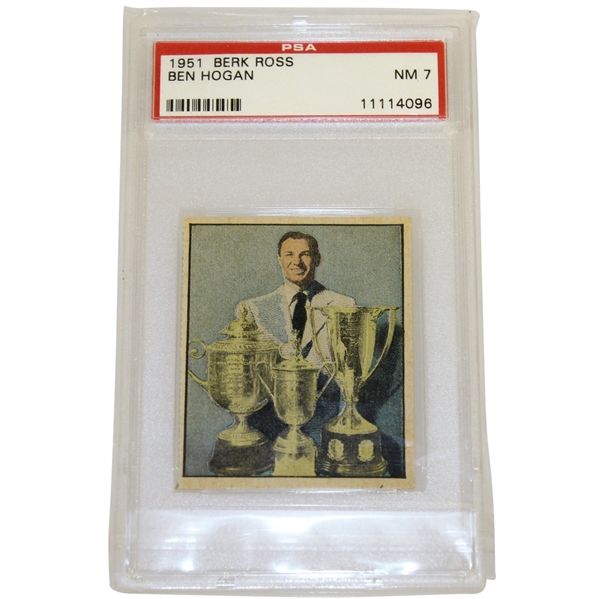 1951 Ben Hogan Berk Ross Golf Card NM 7 PSA#11114096