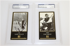 Snead, Player, Crenshaw, & Lyle Signed Champions of Golf Cards - Each PSA/DNA Auth.