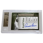 Arnold Palmer Signed 2012 Leaf Ultimate Golf Major Championships Mint 9 Ltd Ed 02/25 Card