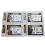 Strange, Simpson, Glover, & Immelman Signed 2012 Leaf Ultimate Major Championships Ltd Ed Cards