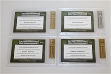 Strange, Simpson, Glover, & Immelman Signed 2012 Leaf Ultimate Major Championships Ltd Ed Cards