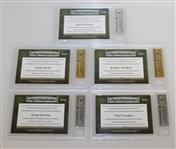 Couples, Norman, North, Bradley, & Goosen Signed 2012 Leaf Ultimate Major Championships Ltd Ed Cards