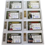 Annika(x2), King(x2), Ochoa, Pressel, Lopez, & Creamer Signed 2012 Leaf Ultimate Major Championships Ltd Ed Cards