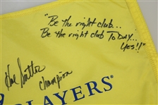Hal Sutton Signed 'The Players' Flag with Multiple Inscriptions JSA ALOA
