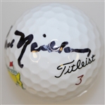 Jack Nicklaus Signed Masters Logo Golf Ball JSA ALOA