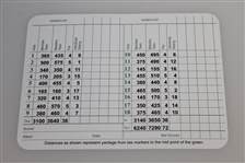 Ray Floyd Signed 2016 Masters Flag & Augusta National Scorecard JSA ALOA