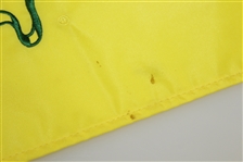 Ray Floyd Signed 2016 Masters Flag & Augusta National Scorecard JSA ALOA