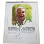 Jimmy Demaret Signed Magazine Portrait Page JSA ALOA