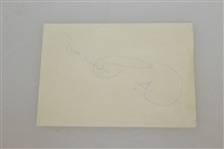 Jimmy Demaret Signed Cut - Great Example FULL JSA #Z69222