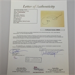 Jimmy Demaret Signed Cut - Great Example FULL JSA #Z69222