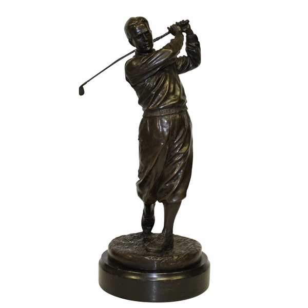 Bobby Jones Bronze Statue by Ron Tunison - Stands Over a Foot Tall - 13.5lbs!