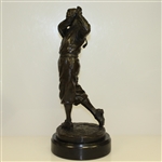 Bobby Jones Bronze Statue by Ron Tunison - Stands Over a Foot Tall - 13.5lbs!
