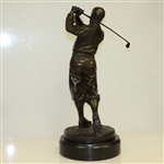 Bobby Jones Bronze Statue by Ron Tunison - Stands Over a Foot Tall - 13.5lbs!