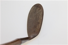 Hendry & Bishop 'The Giant' Cardinal Niblick - Hickory Shaft - Original