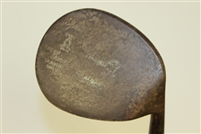 Hendry & Bishop 'The Giant' Cardinal Niblick - Hickory Shaft - Original