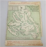 1949 Masters Friday Pairing Sheet - Sam Snead Winner
