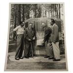 Morgan Fitz Original Photo - Jones, Roberts, Mangrum & Hogan at 15th Green Memorial Fountain