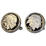 Bobby Jones Quadrilateral 1930 Buffalo Nickel Cuff Links in Box