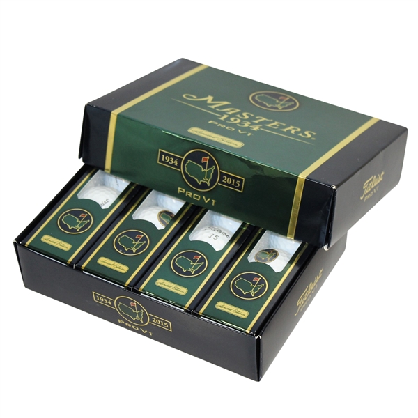 2015 Masters 1934 Ltd Edition Augusta National ProV1 Dozen Golf Balls