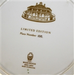 Augusta National Clubhouse Wedgwood Bone China Ltd Ed Plate #100 - Scarce