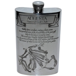Augusta National Golf Club English Pewter Golf Flask - Excellent Condition