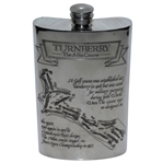 Turnberry The Ailsa Course Pewter Golf Flask - Excellent Condition