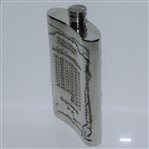 Turnberry 'The Ailsa Course' Pewter Golf Flask - Excellent Condition