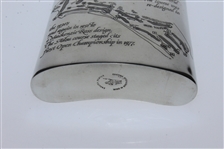 Turnberry 'The Ailsa Course' Pewter Golf Flask - Excellent Condition