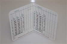 Danny Willett Signed Augusta National Golf Club Scorecard JSA ALOA